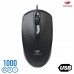 Mouse USB 1000Dpi MS-31BK C3 Tech - Preto